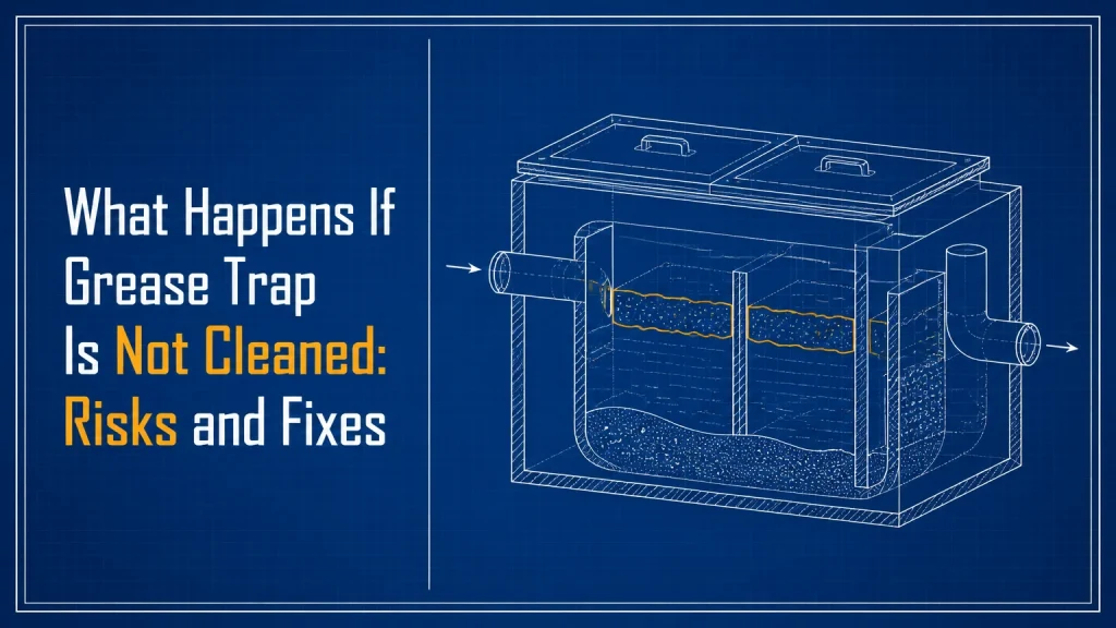 what happens if grease trap is not cleaned