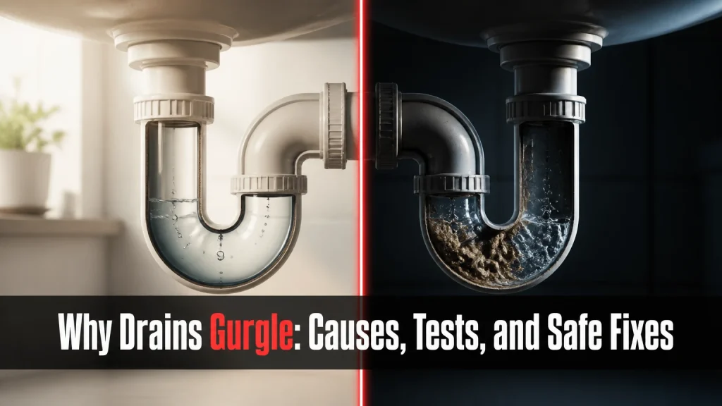why drains gurgle